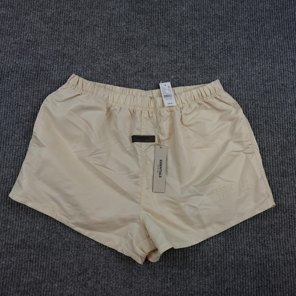 Essentials Fear Of God Volley Shorts Womens XL White Athletic Drawstring Gym